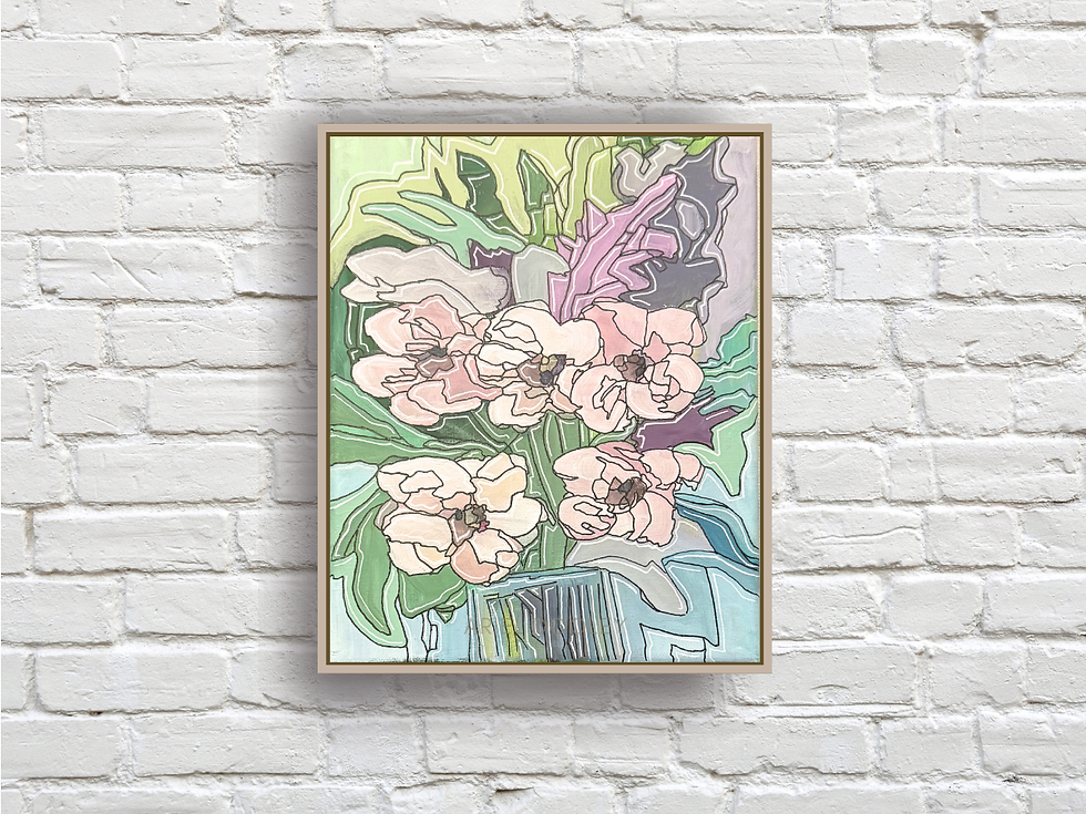 Floral #2 - 8x10 - $120