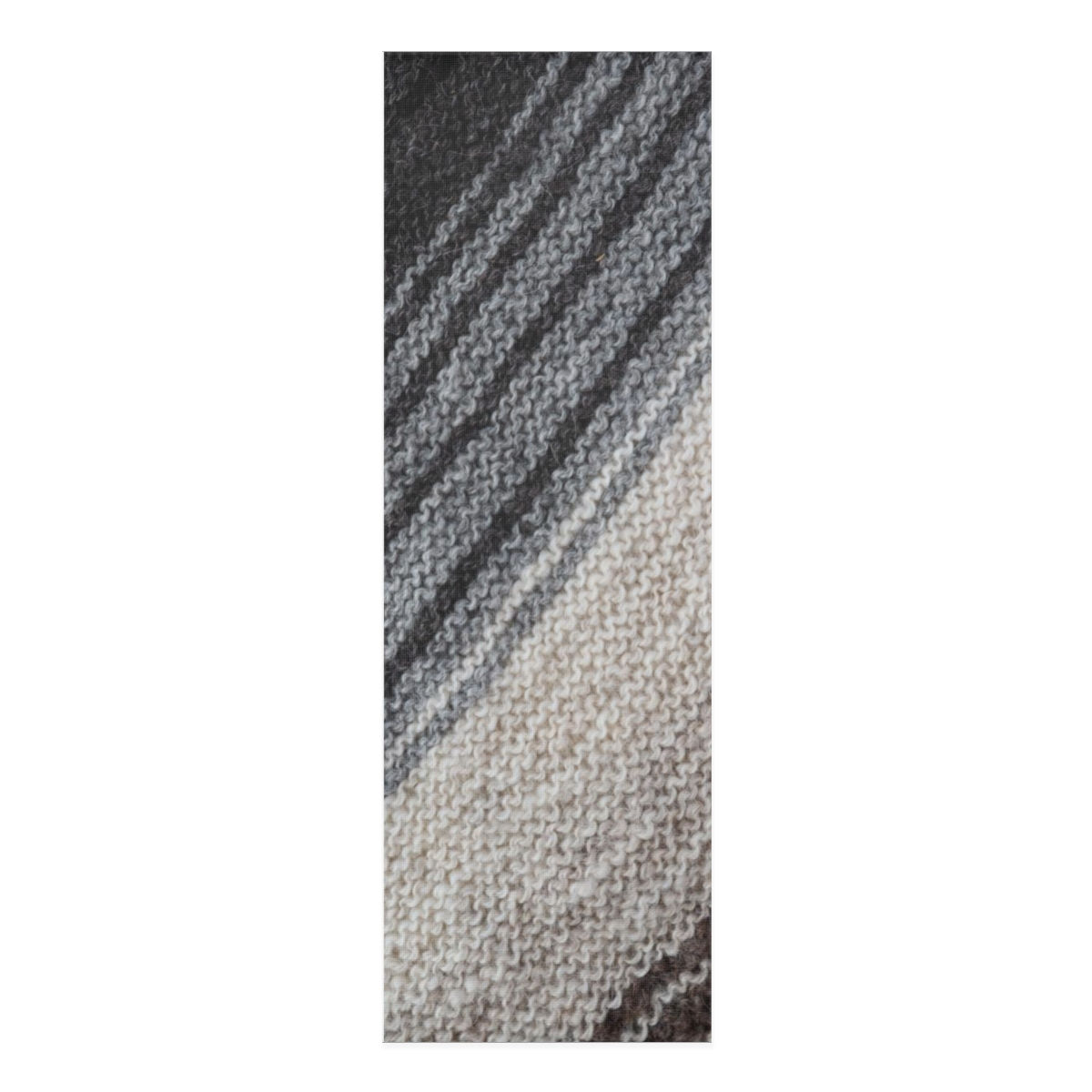 Natural Wool Knit Print Foam Yoga Mat