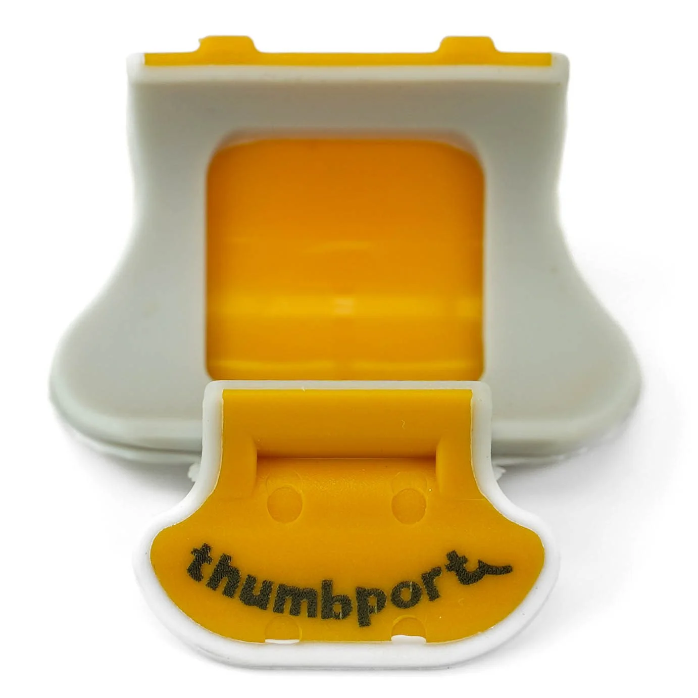 Orange thumbport