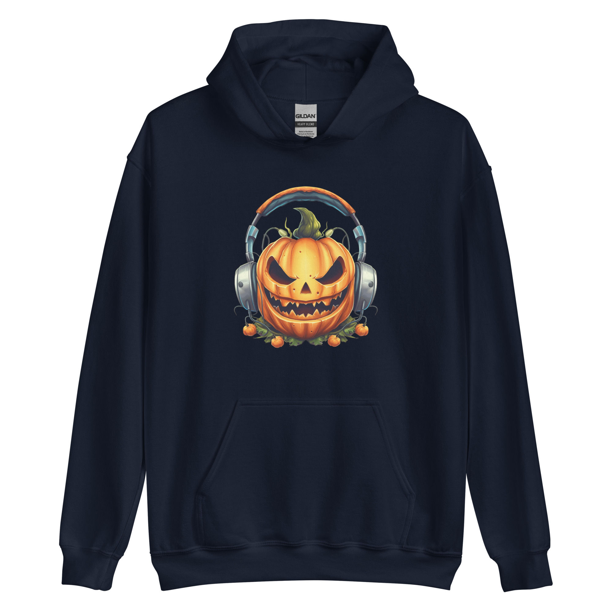 Jack-O-Lantern Headphones Hoodie