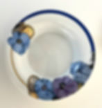 Blue pansies