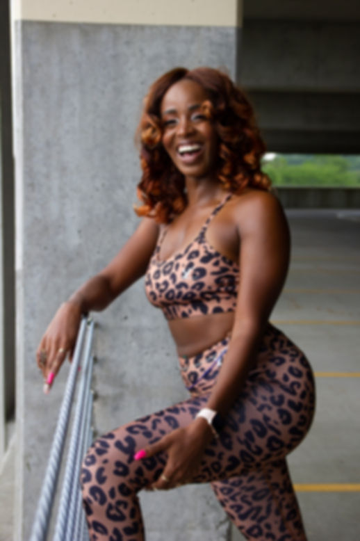 Love My Brown Skin Leopard Yoga Set