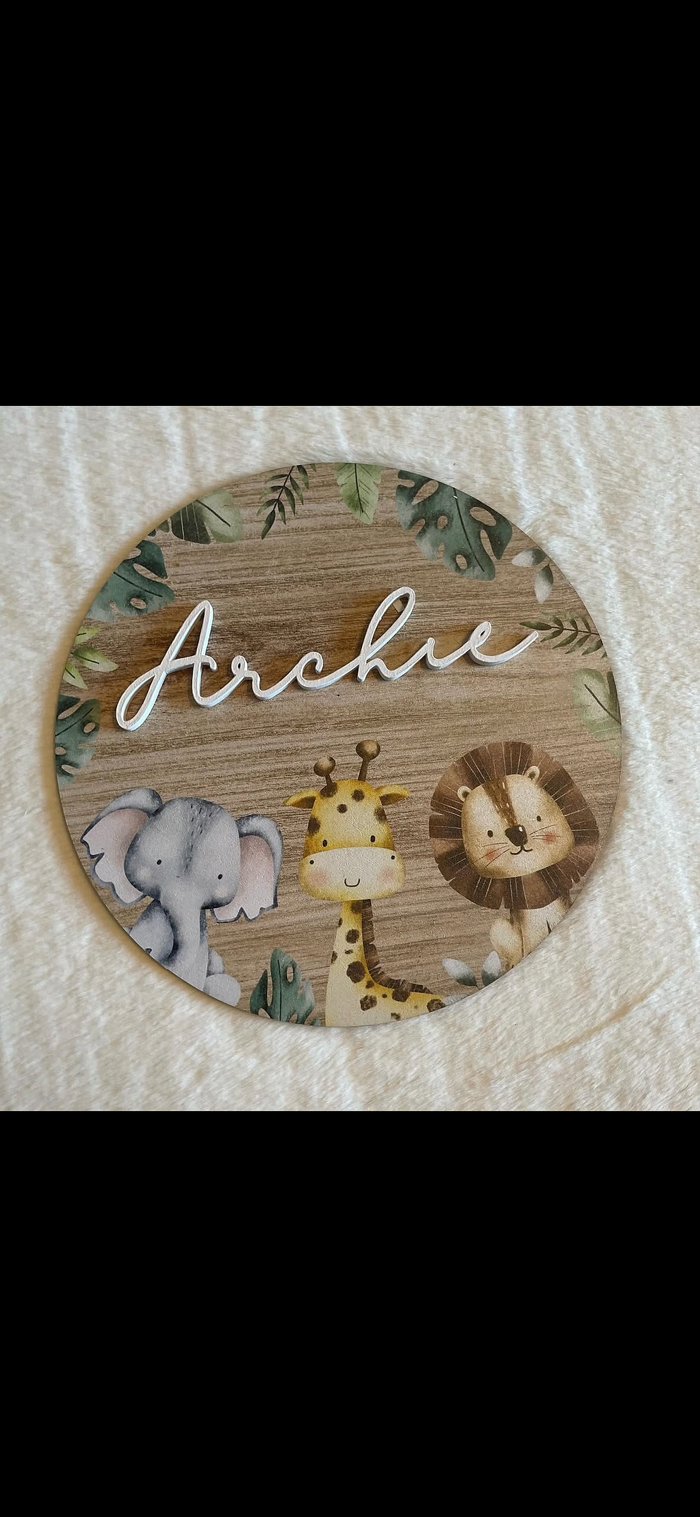 Thumbnail: Jungle safari name sign 