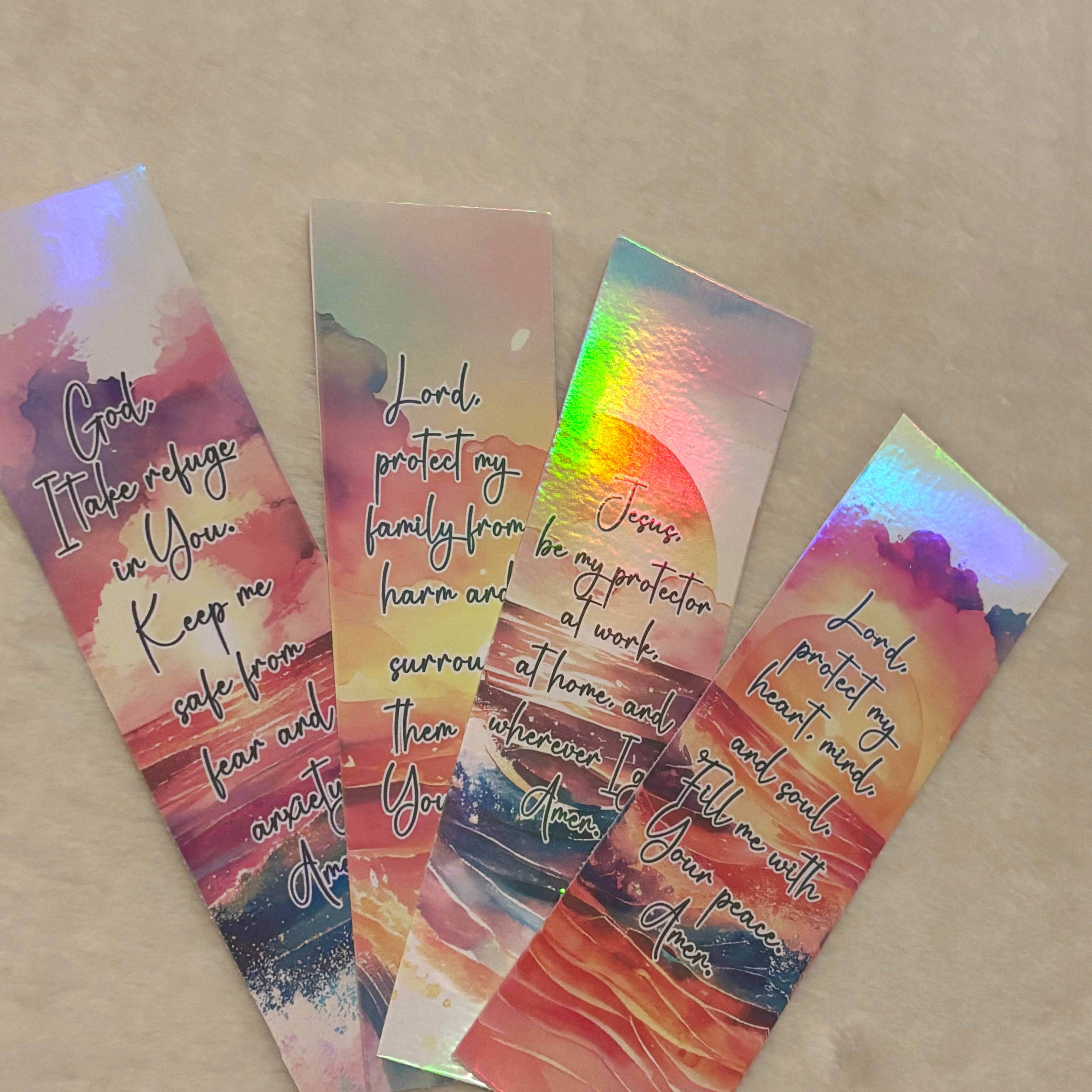 Prayer bookmarks 