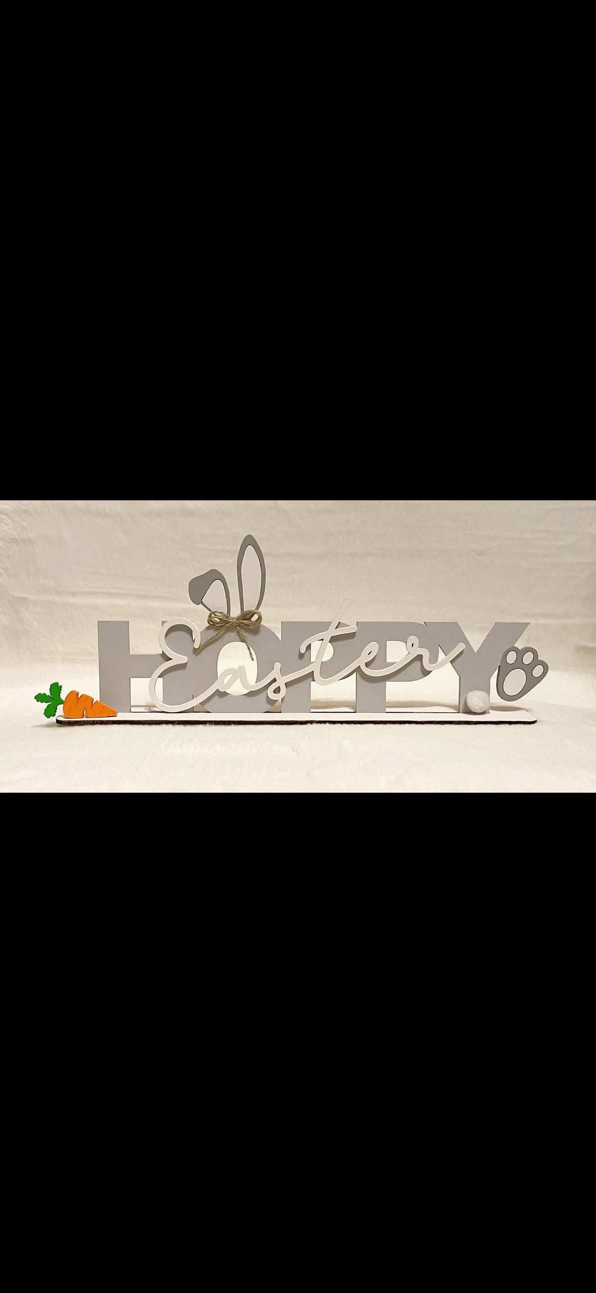 Hoppy Easter freestanding sign 