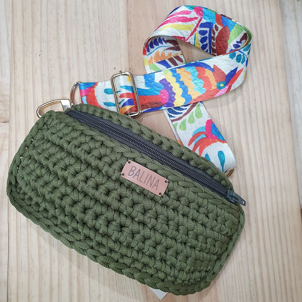 Miniatura: Pochete Balina Verde Militar