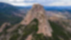 Peña de Bernal in Querétaro, México. The third largest monolith in the world in the munipi