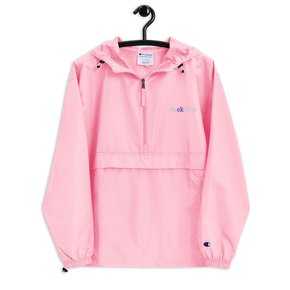 Thumbnail: Embroidered Champion Packable Jacket