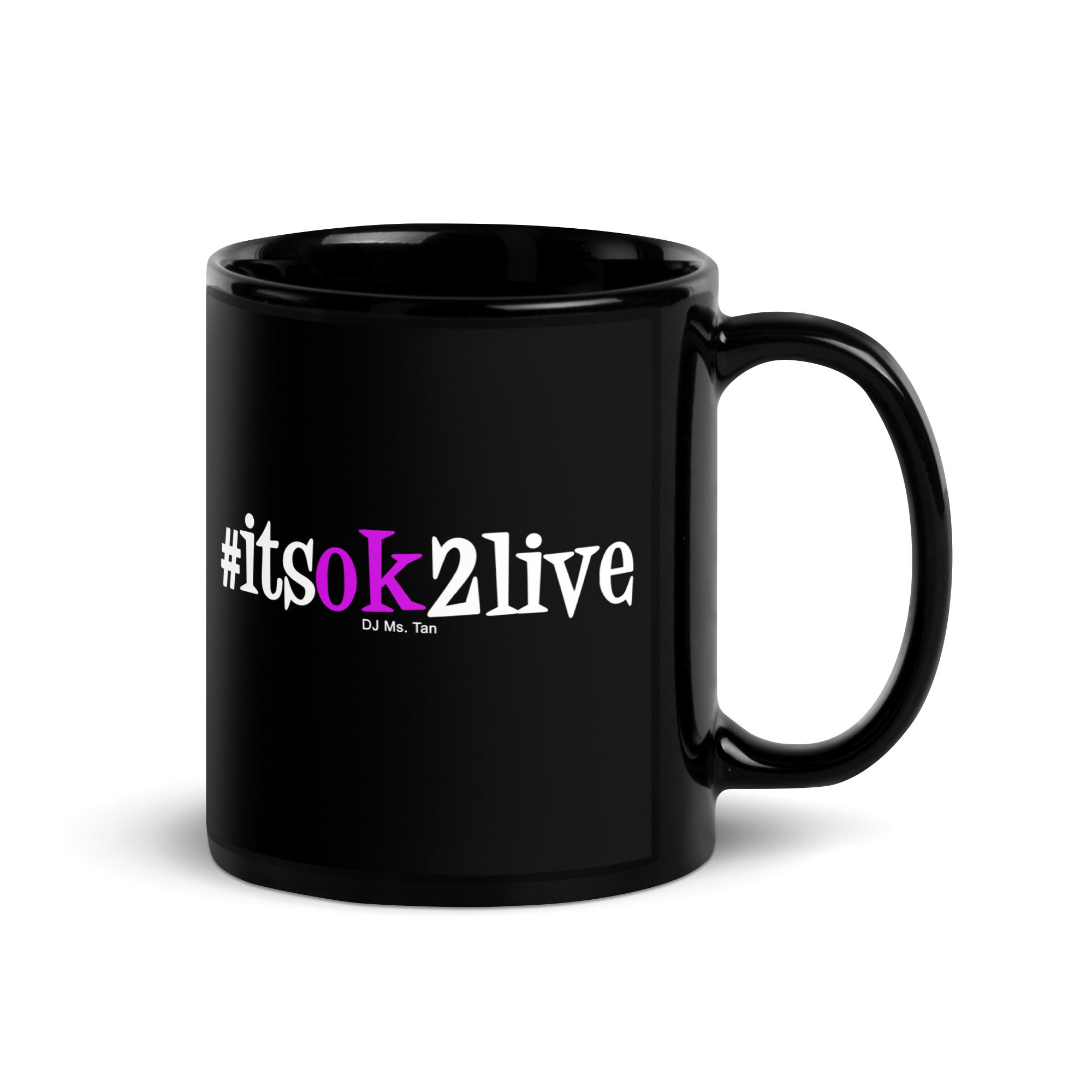 Black Glossy Mug