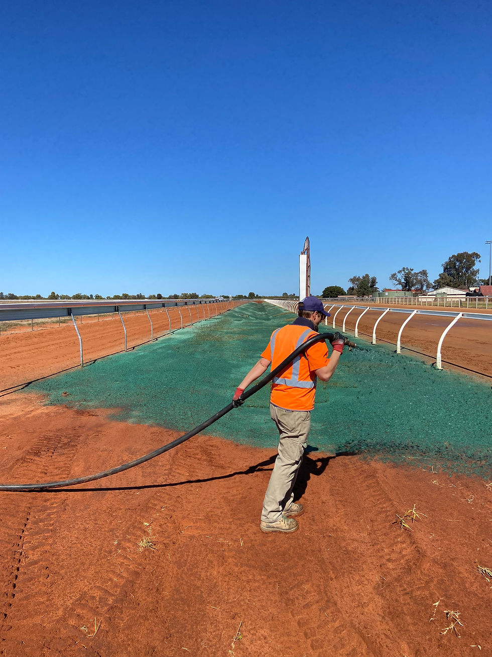 Applying Flexterra and Seed Mix