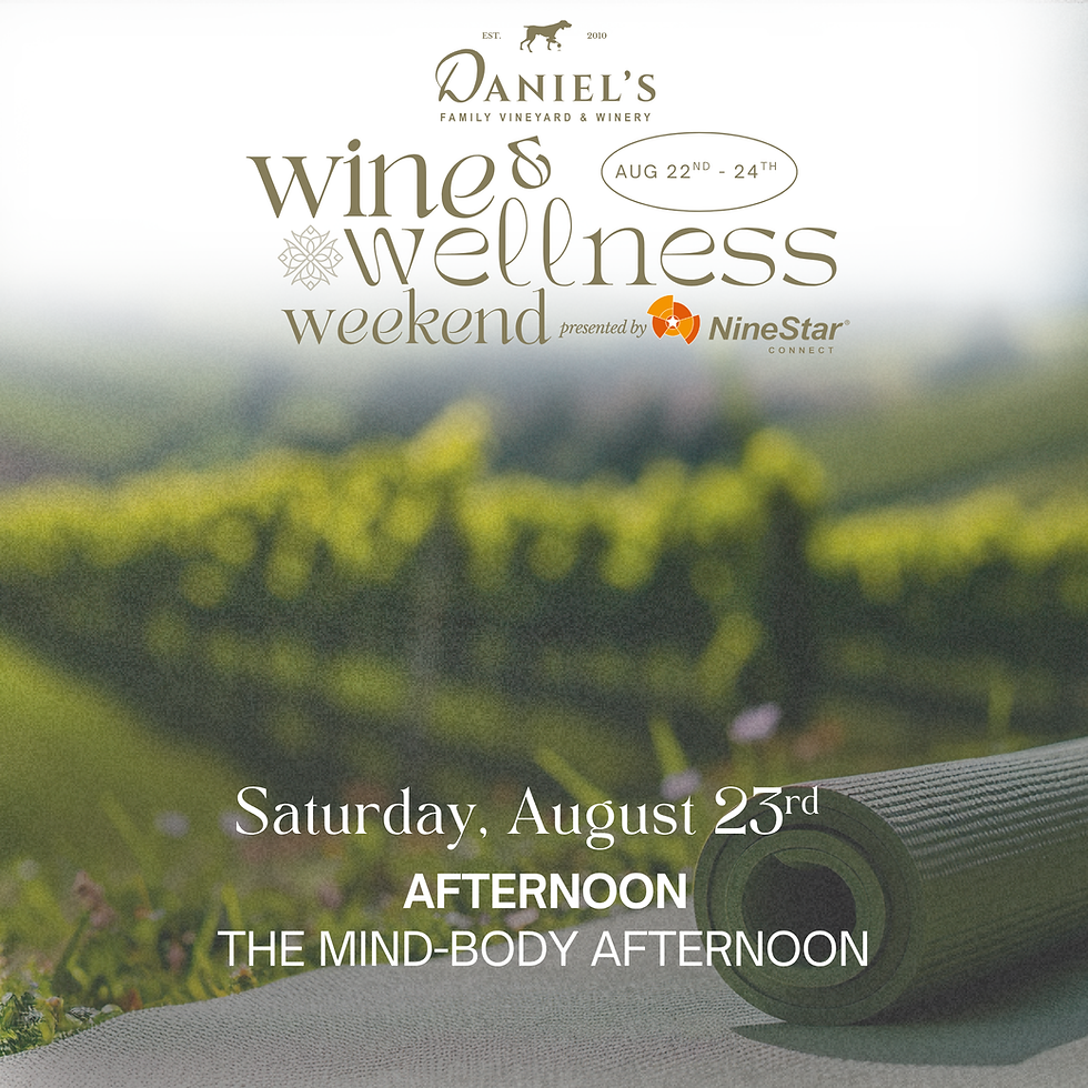 Mind-Body Afternoon: Wine & Wellness Weekend