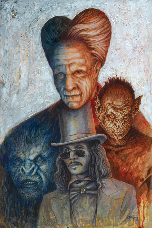 Dracula, Bram Stoker, Gary Oldman, Francis Ford Coppola, Oil Painting