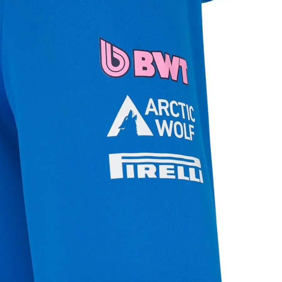 Miniature : Sweat à Capuche BWT Alpine F1 Team Bleu Homme Détails manche 2