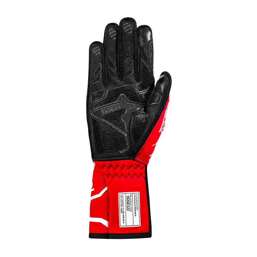 Miniature : Gants Tide+ Sparco Arrière Rouge et Noir