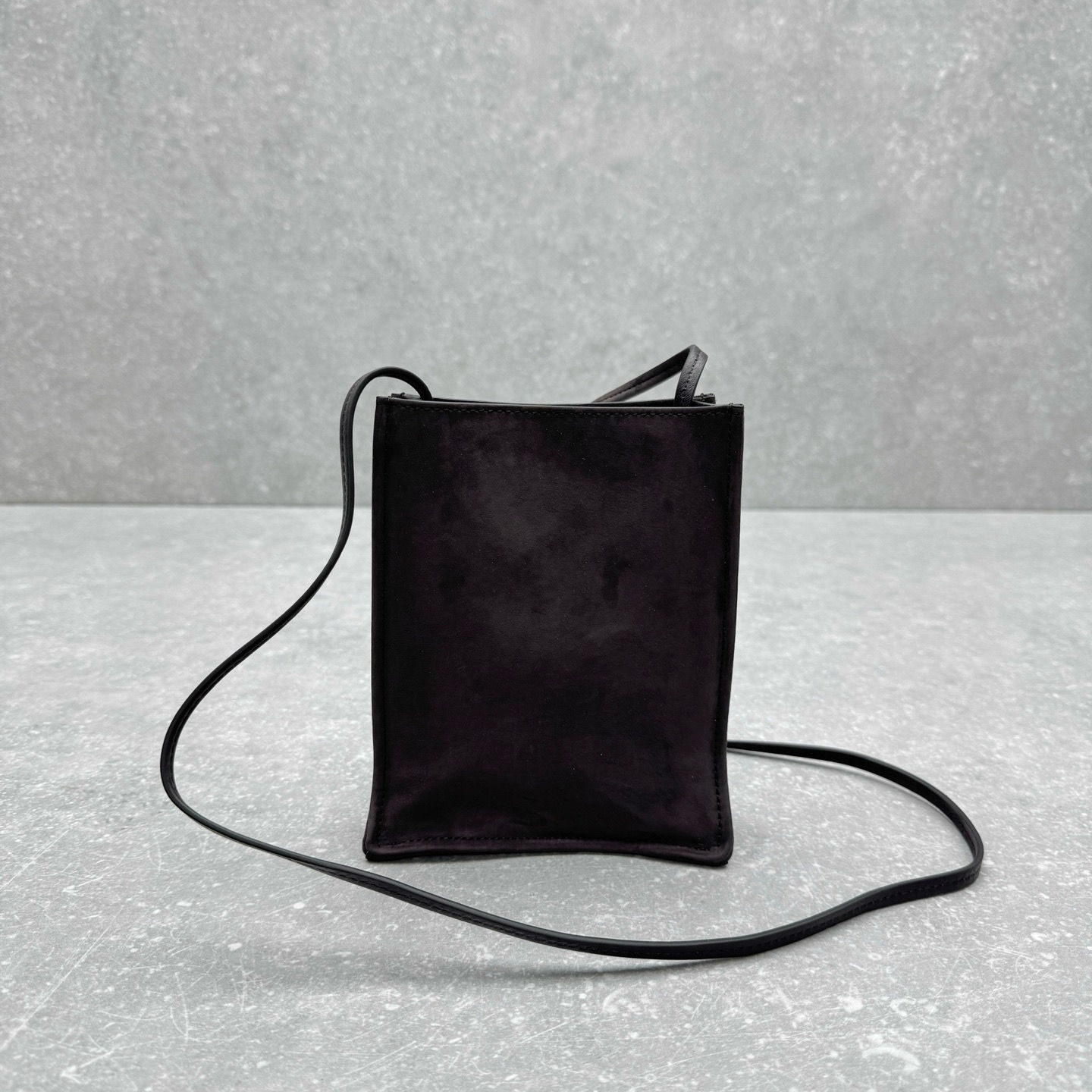 더로우 크로스백/스웨이드/14*7*5cm/#00398