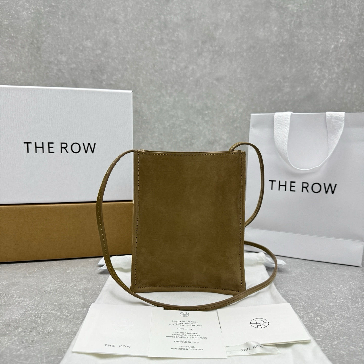 더로우 크로스백/스웨이드/14*7*5cm/#00398