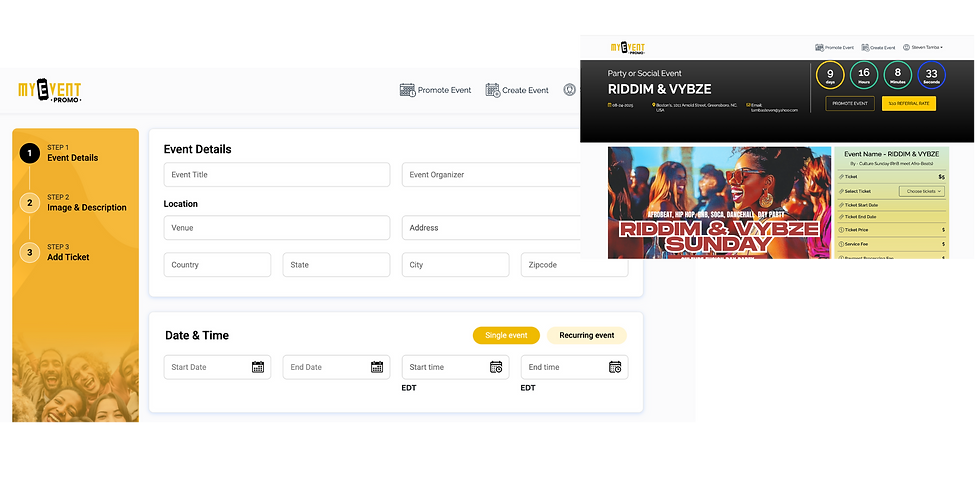 Creating events with myEventpromo
