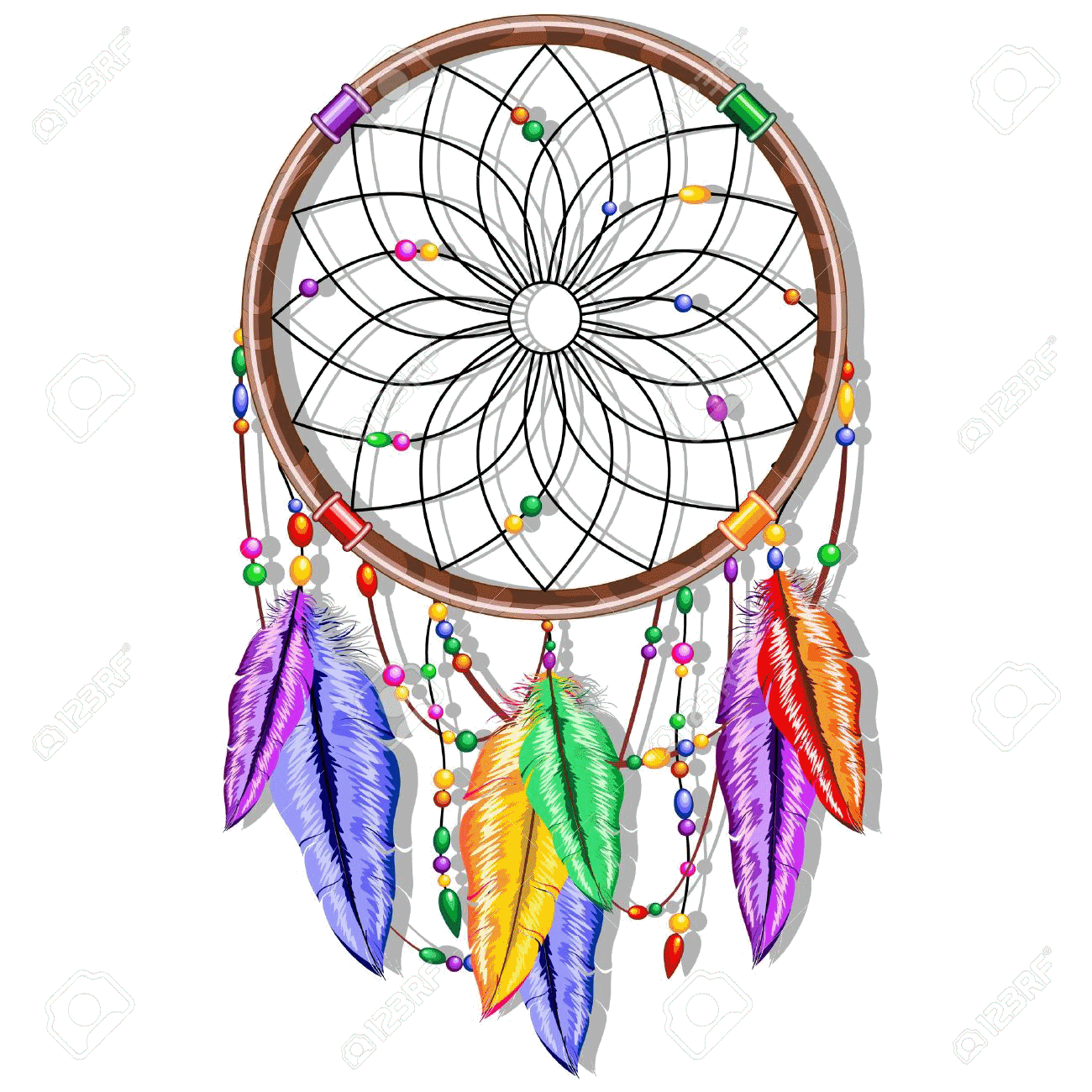 -dreamcatcher-rainbow-feathers.gif