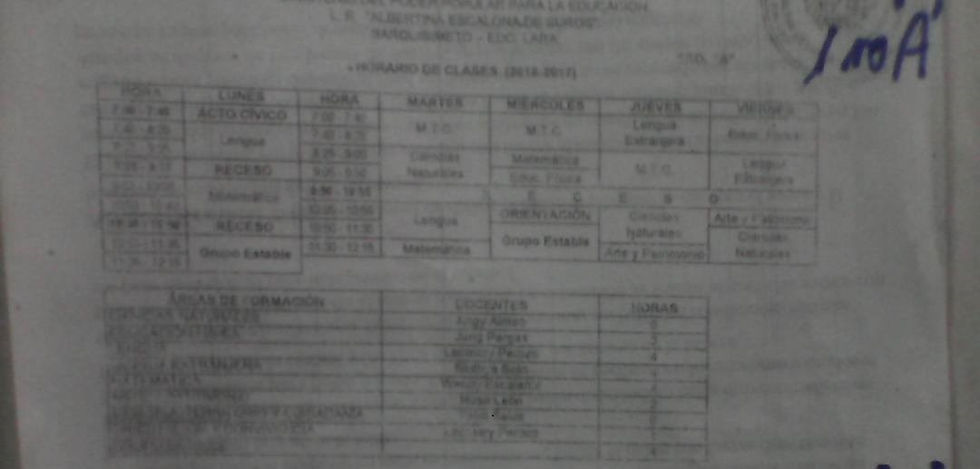 Horario