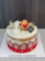 Xmas Fresh strawberry cake