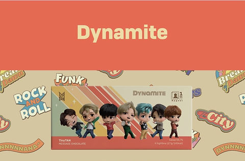 BTS Dynamite Chocolate | Tosokchon NYC