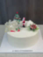 Strawberry Xmas cake
