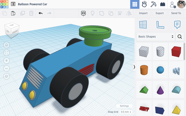 tinkercad design software for school stem education 3d printing