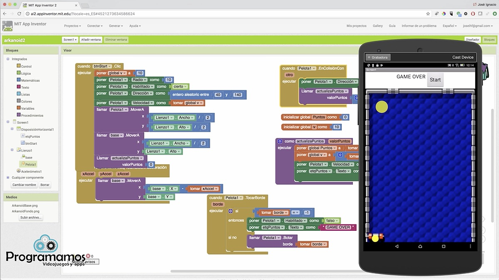 App development tools for school kids