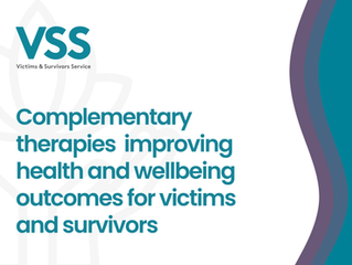 Complementary therapies improving health and wellbeing outcomes for victims and survivors