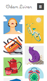 डिज़ाइन website templates – चित्रकार का पोर्टफोलियो