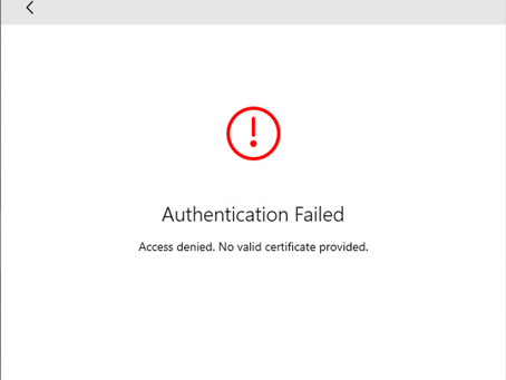 Authenticating Horizon VDI with Certificate