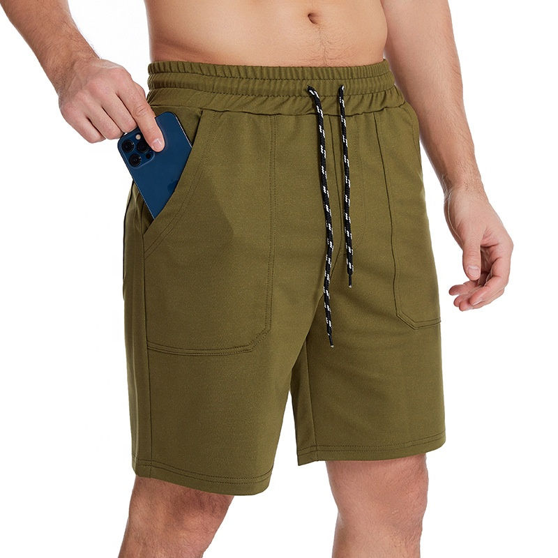 Thumbnail: Gym Shorts With Side Pockets Cross Fit Short Mens Fitness Workout