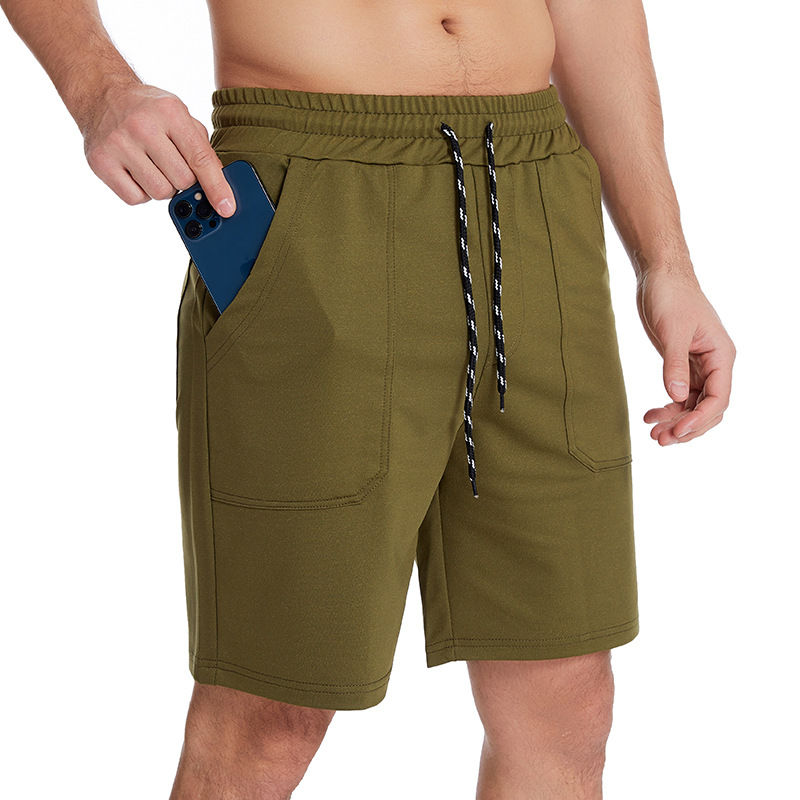 Thumbnail: Gym Shorts With Side Pockets Cross Fit Short Mens Fitness Workout