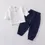 Thumbnail: Infant Baby Boy Girl Clothes Set for Party Long Sleeve Baby Shirts Loose Pant