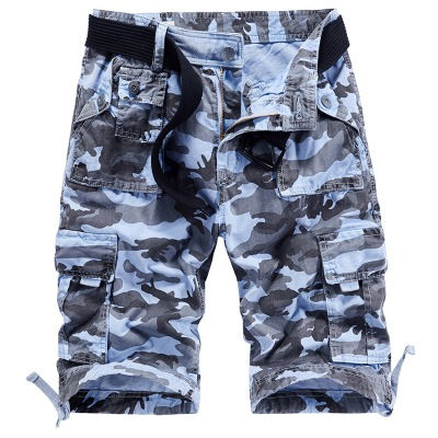 Thumbnail: Camouflage Cargo Shorts Mens Casual Khaki Camouflage Sporting Short Pants