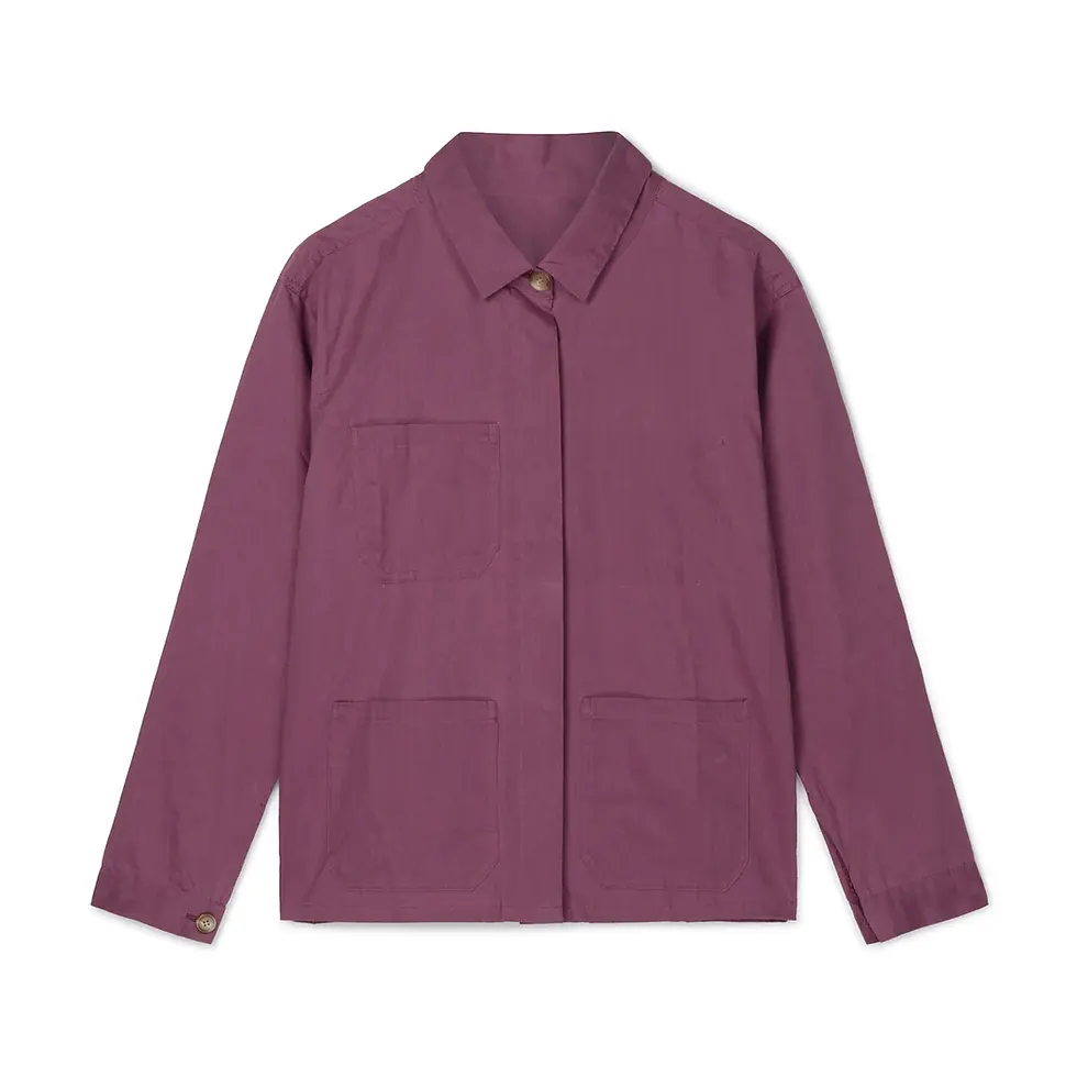 Thumbnail: Kate Sheridan Chore Jacket, grape