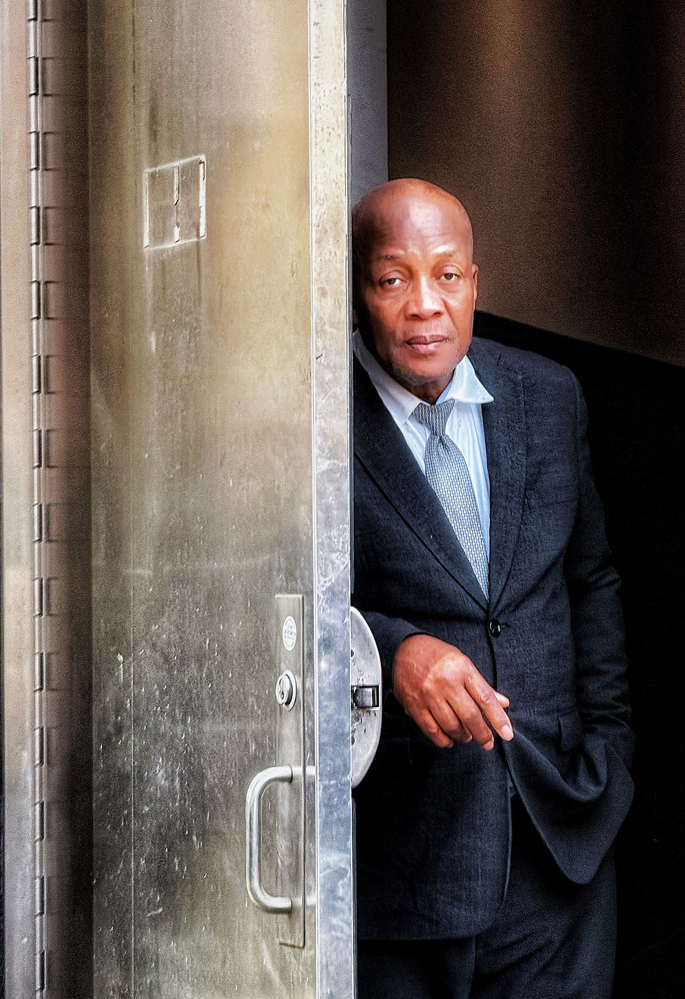 I saw him. He saw me seeing him. Nobody cared.