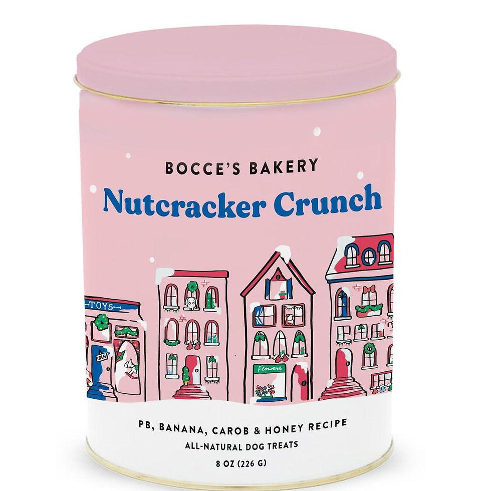 Bocce's Bakery Nutcracker Crunch Tin Dog Treats
