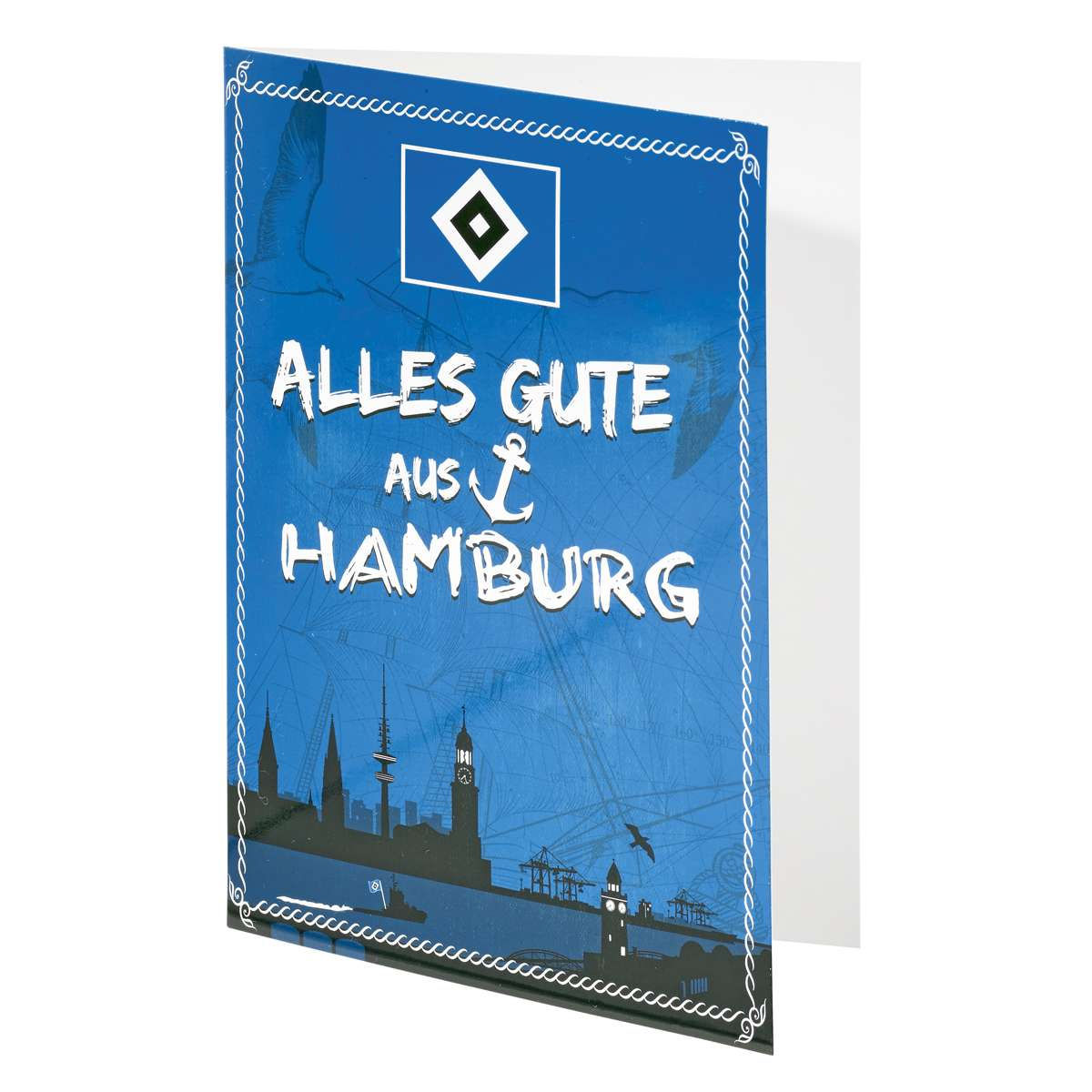 HSV Grußkarte Hamburg