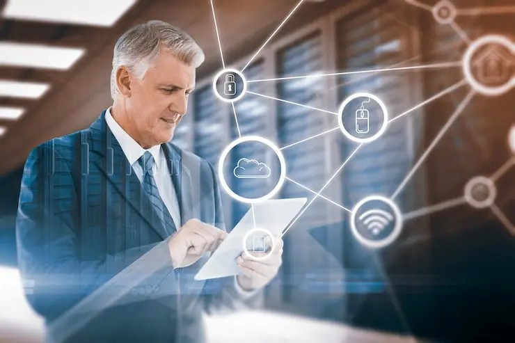 Business network assessment professional reviewing network infrastructure, cybersecurity controls, cloud connectivity, and business IT systems