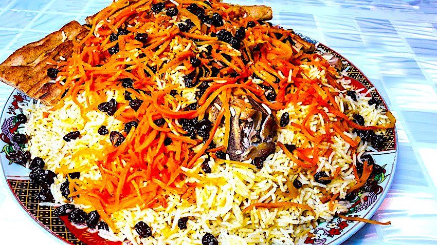 Carrot-raisin Pullao