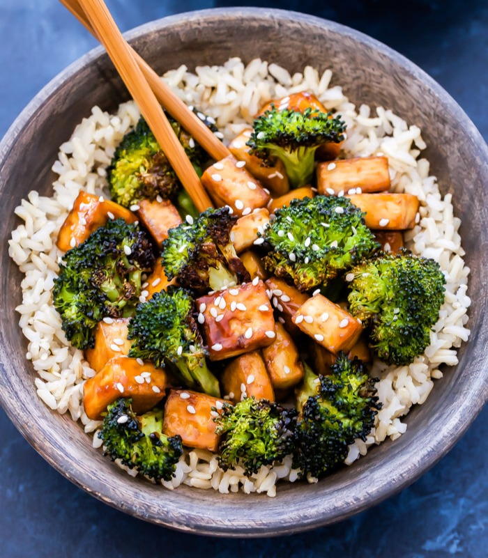 Crispy Teriyaki Tofu