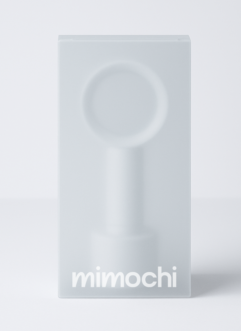 Plastic box with electric fan inside in white colour