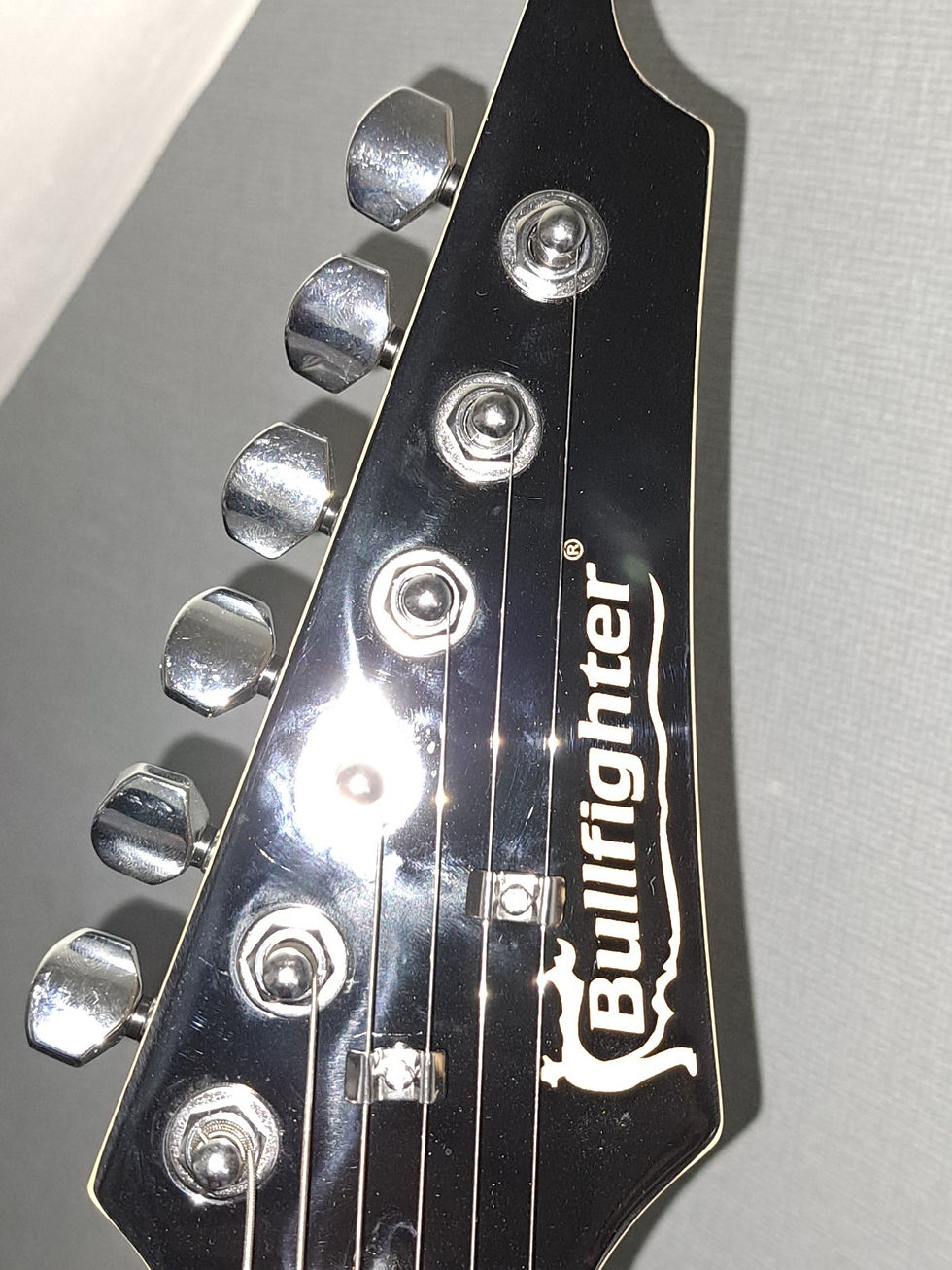 Thumbnail: BLACK  Flamed  Maple electric guitar. V-versatile, easy to play sounds great!