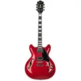 335 Style in RED Hollow-Body Electric Guitar. Dual Humbucker -Jazz/Blues/Rock