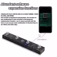Thumbnail: M-VAVE Chocolate Plus Wireless MIDI Foot Controller – Bluetooth & USB
