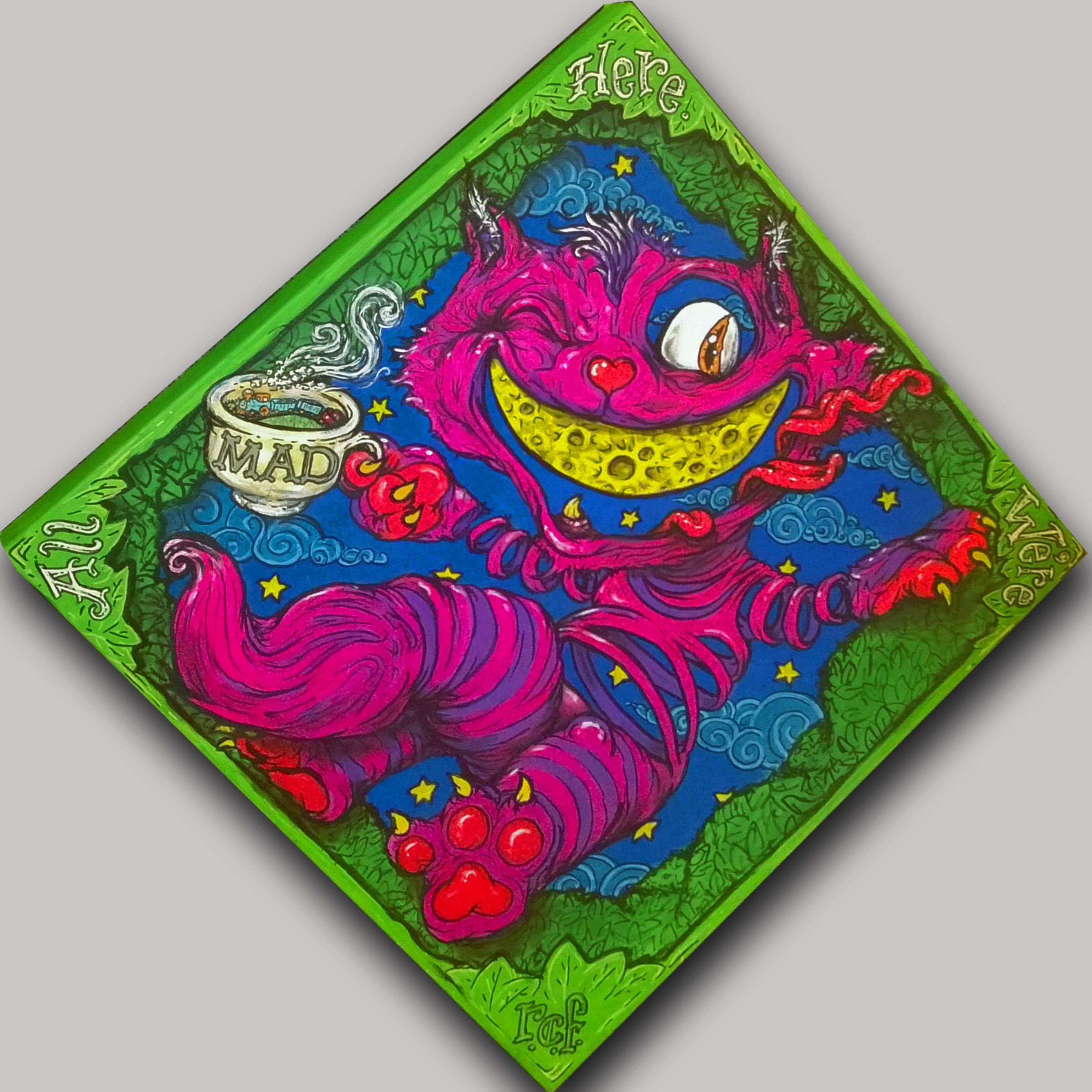 Cheshire Cat ( works with Chromadepth 3D glasses )