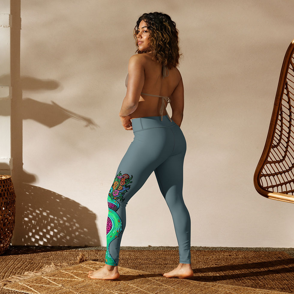 Thumbnail: •Octo-flower• Yoga Leggings