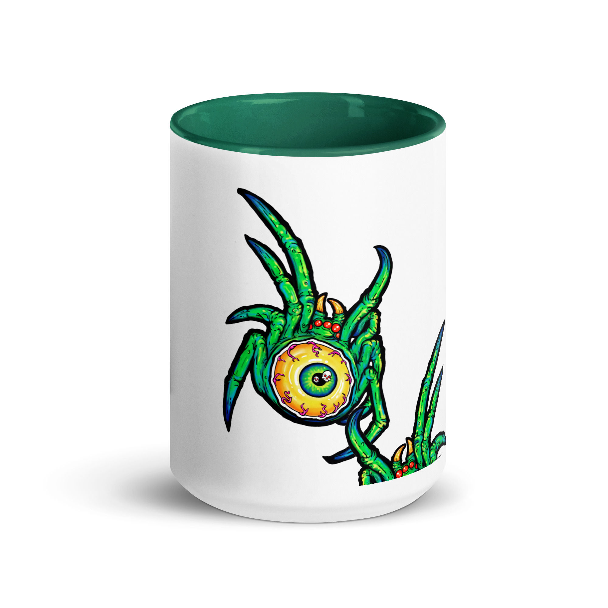 "Sp-EYE-der" Mug with Color Inside