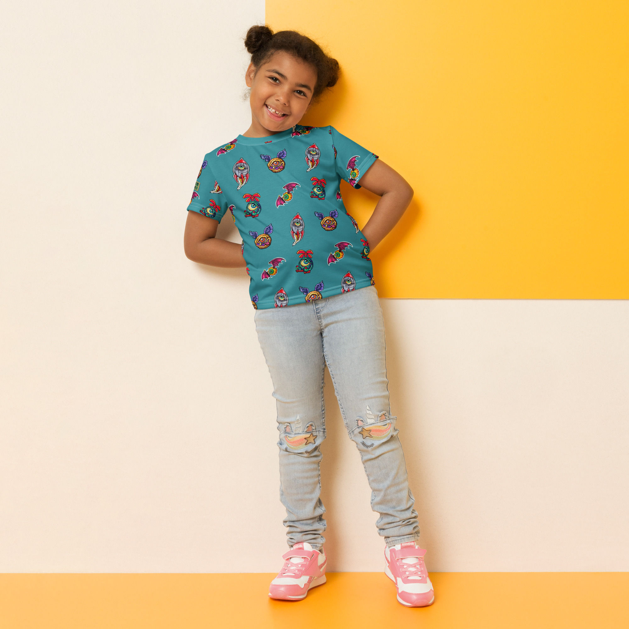 "WOBBLY GOBLINS" Kids crew neck t-shirt